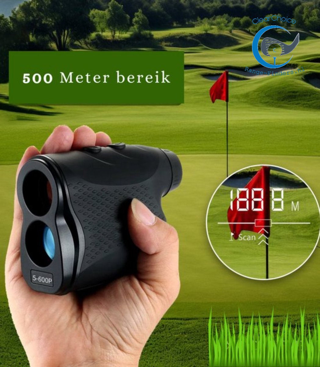 ClearChoice Afstandmeter Golf - RangeFinder - 500 M