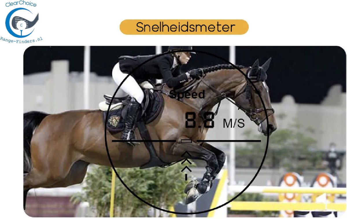 ClearChoice Afstandmeter Golf - RangeFinder - 500 M