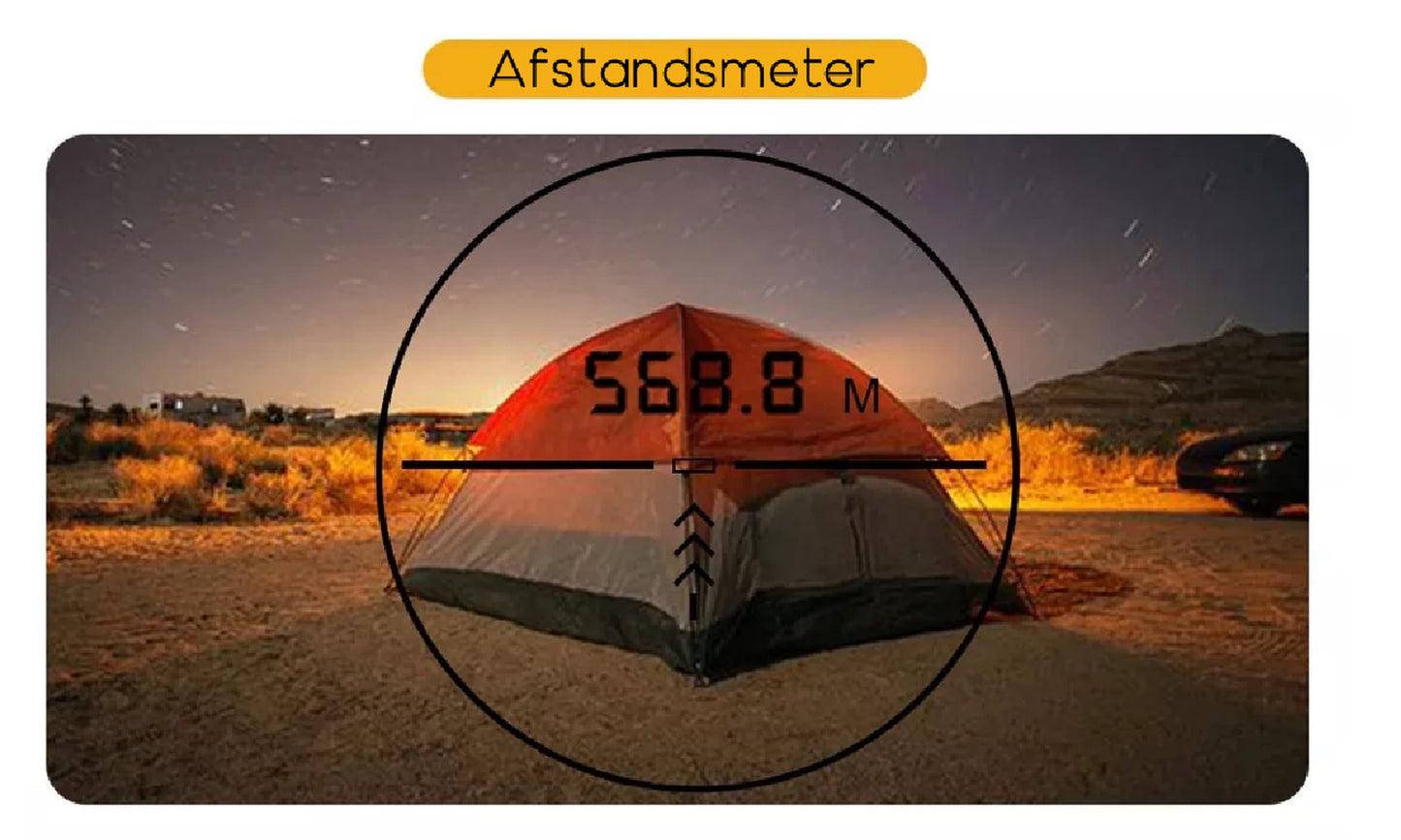 ClearChoice Afstandmeter Golf - RangeFinder - 600/900 M