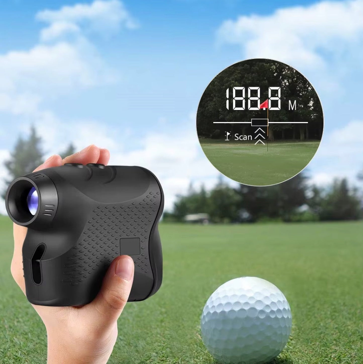 ClearChoice Afstandmeter Golf - RangeFinder - 600/900 M