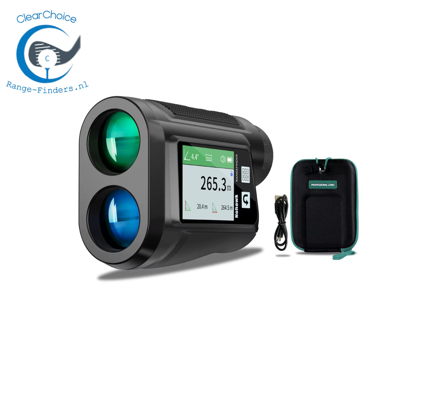 ClearChoice Afstandmeter Golf Pro - RangeFinder - 1000M